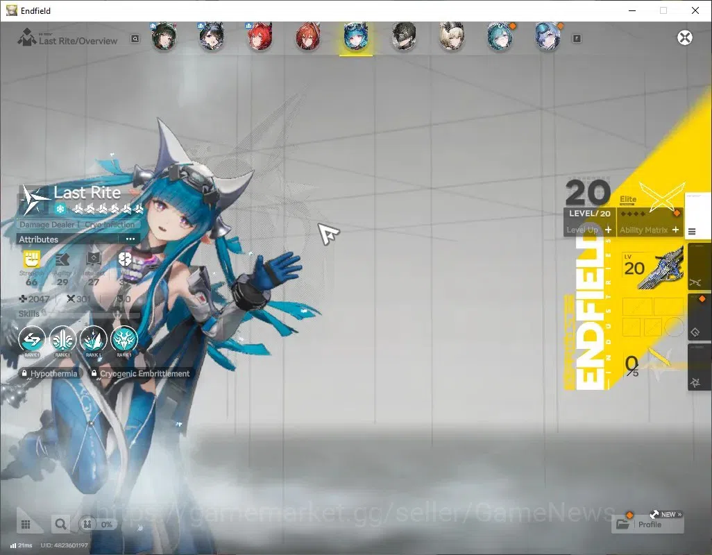 Arknights: Endfield Accounts Asia|Lv26|7SSR(Zhuang Fangyi,Tangtang,Laevatain)|8 image 7