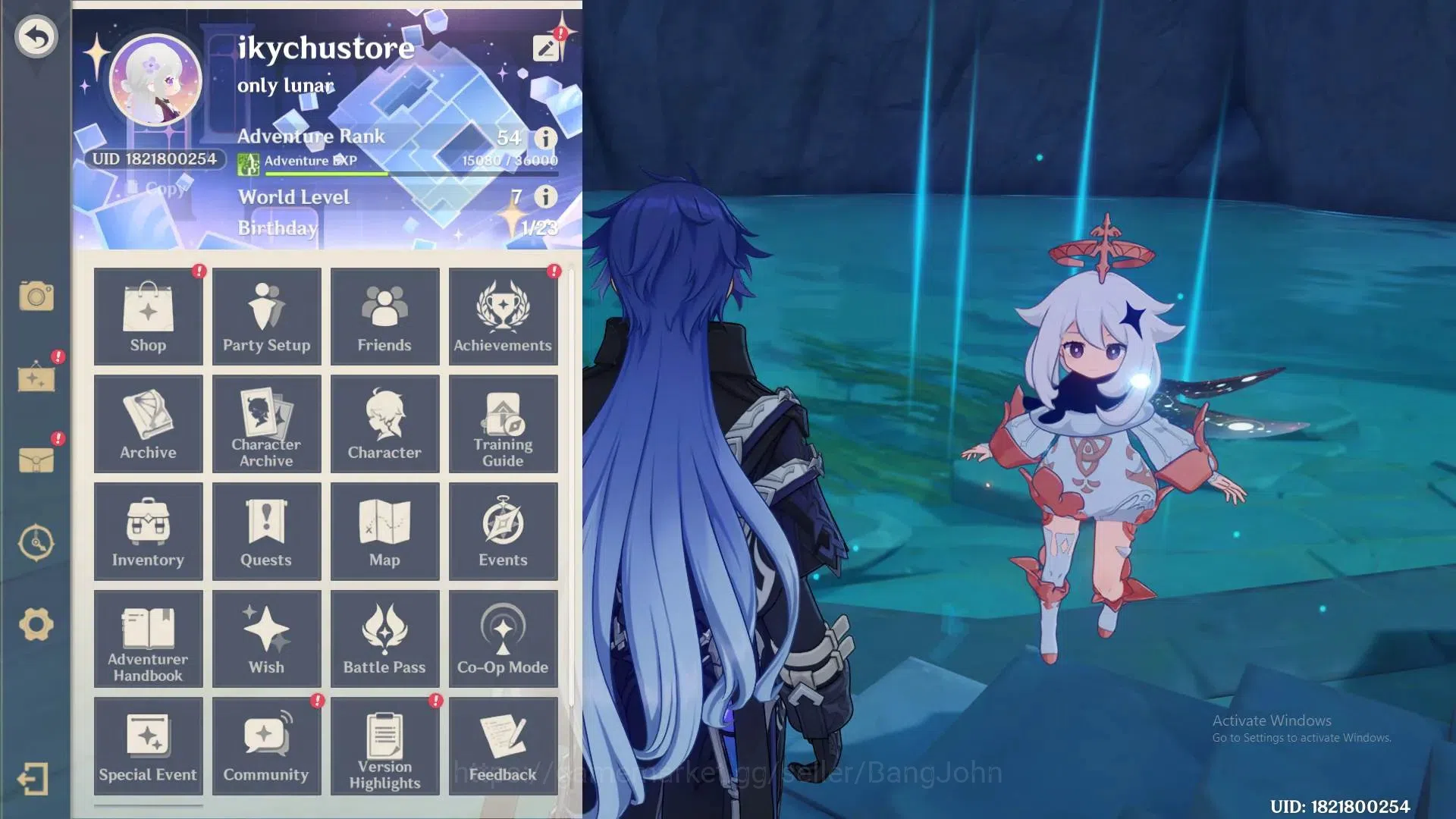 Genshin Impact Accounts ASIA | AR 54|5* char|Flins,Columbina,Linnea,Zibai, image 11