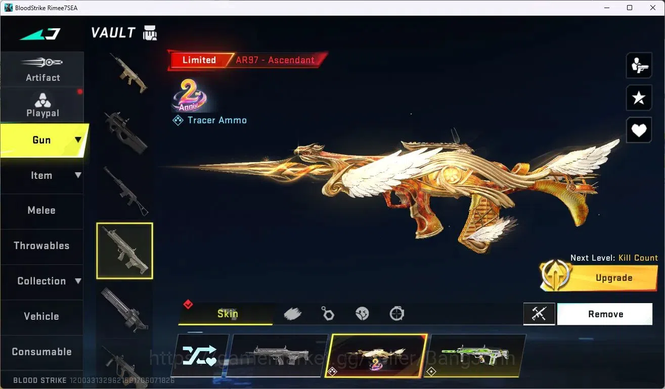 Blood Strike Accounts ASIA | 1 EVO: FAL| 1 ETERNAL | 2 AOT Guns | 1 7DS image 4