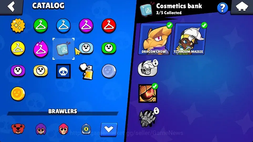 Brawl Stars Accounts 1088 Trophy|21K Bling|20 Brawlers 3 Max Lvl (Shelly,Stu,Sam)|16 Skin|1 Legend Skins [Tusked Nita] 3 10