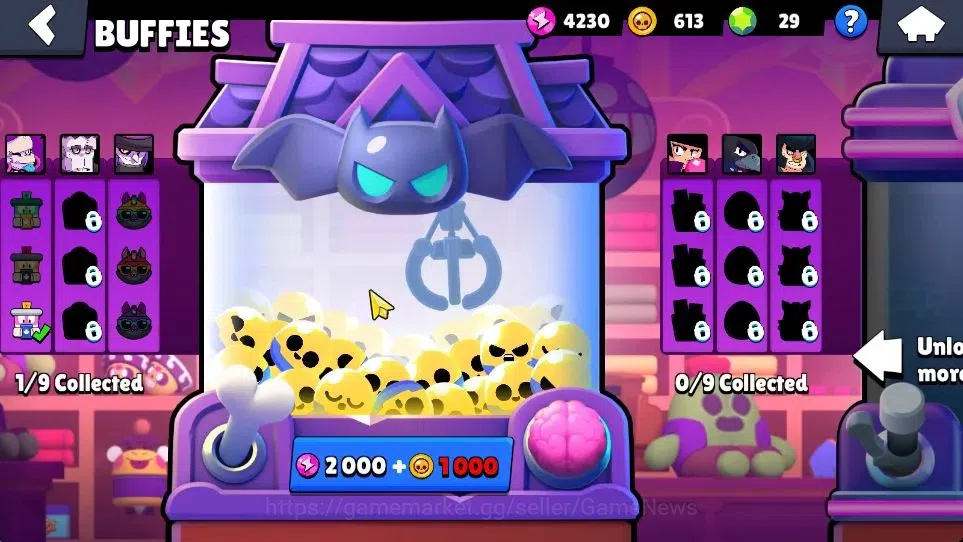 Brawl Stars Accounts 1088 Trophy|21K Bling|20 Brawlers 3 Max Lvl (Shelly,Stu,Sam)|16 Skin|1 Legend Skins [Tusked Nita] 3 13