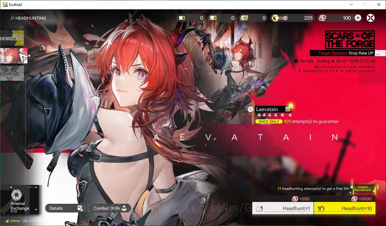 Arknights: Endfield Accounts NA/EU Lv2|Starter| Solo SSR Last Rite +6SR[Perlica image 17
