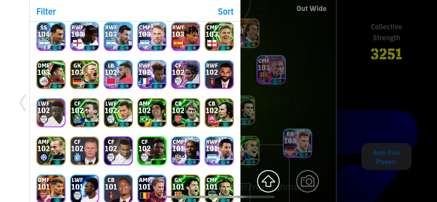eFootball Accounts を購入 - OVR 3251