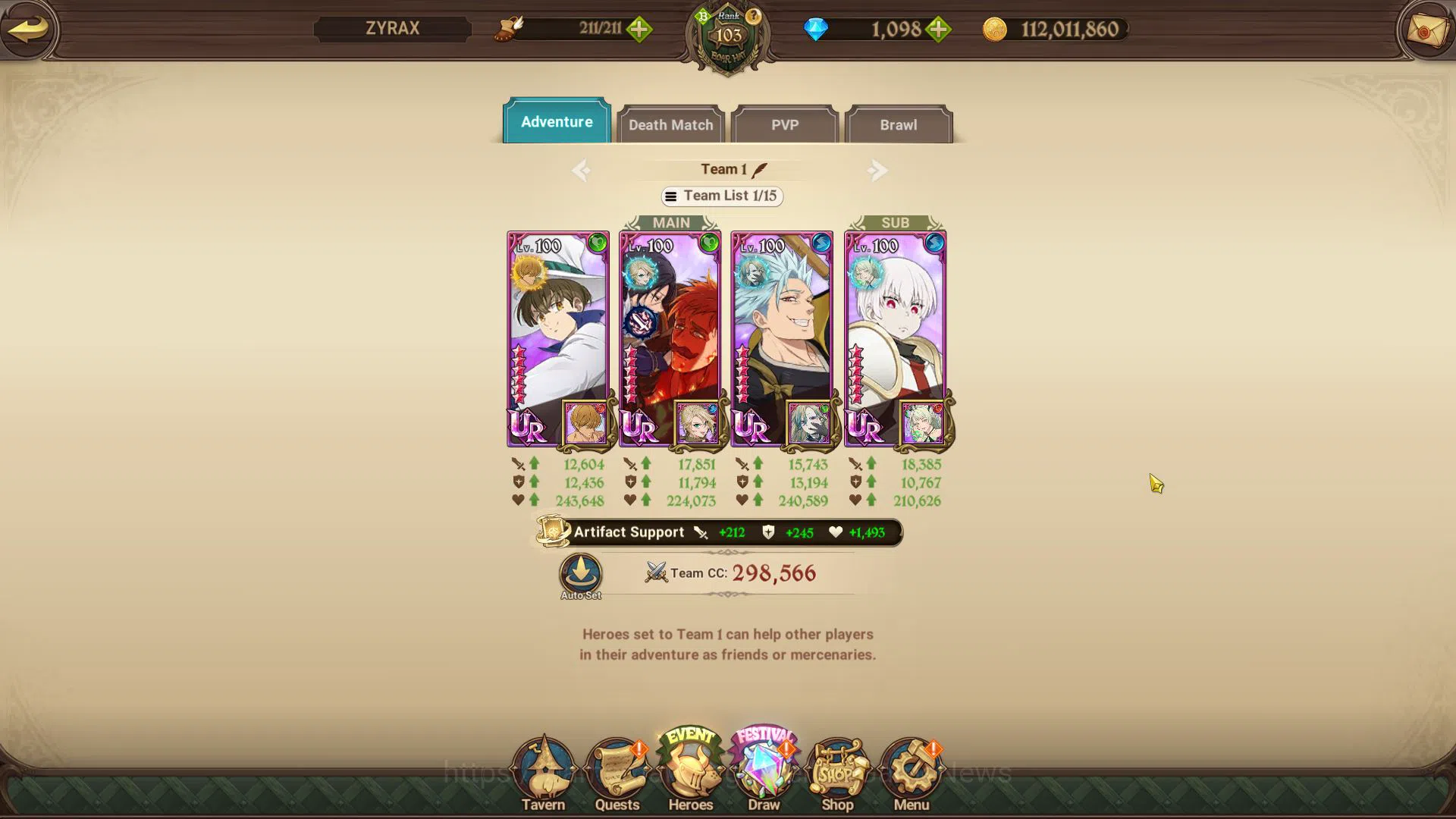 The Seven Deadly Sins: Grand Cross Accounts Asia|4,7M CC|30 LS+1k DM|1 LR+12 UR+Full Colab FF| image 13
