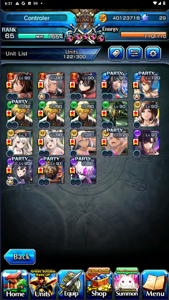 Grand Summoners Accounts GLOBAL | Ascend 18 | Shirou emiya (TW), Jiji (TW), image 2