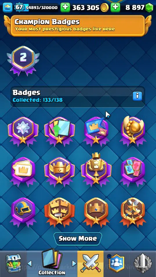 Clash Royale Accounts Lv 67|Trophy 10457|KTL 15|Total Card 121|3 Hero 29 image 2