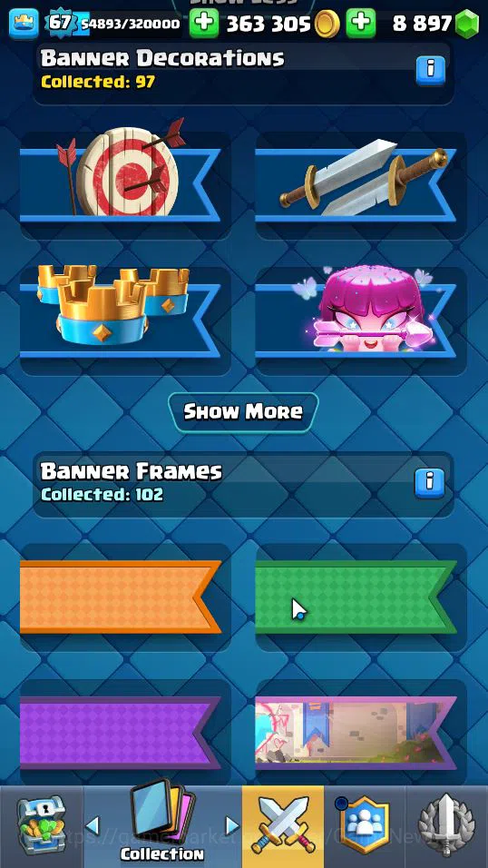 Clash Royale Accounts Lv 67|Trophy 10457|KTL 15|Total Card 121|3 Hero 29 image 3