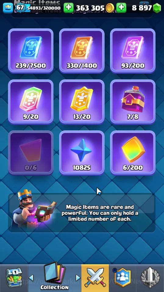 Clash Royale Accounts Lv 67|Trophy 10457|KTL 15|Total Card 121|3 Hero 29 image 6