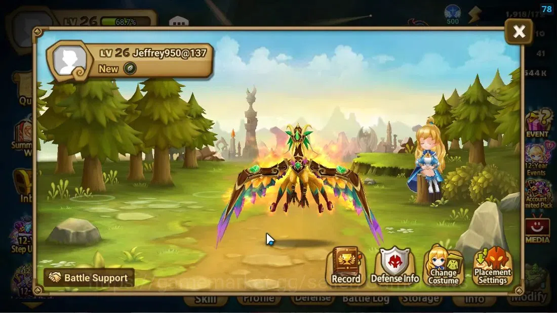 Summoners War: Sky Arena Accounts Starter ASIA|Lv 26|Ready Gacha|93 12 YSC + 160 11 YSC + 3 LAAS + 5 LS + 5 LDS + 121 MS |1 2