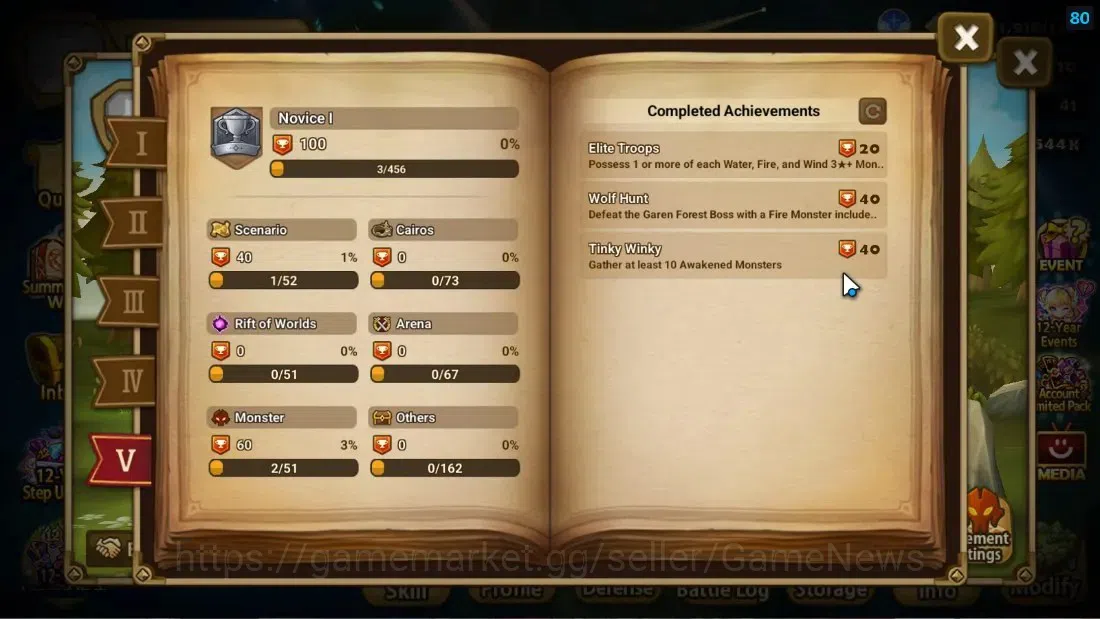 Summoners War: Sky Arena Accounts Starter ASIA|Lv 26|Ready Gacha|93 12 YSC + 160 11 YSC + 3 LAAS + 5 LS + 5 LDS + 121 MS |1 6