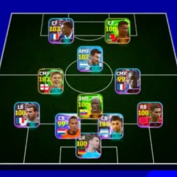 eFootball Accounts Starter France pack || World cup 2026 100 Rated Ronaldo || Strength 3131