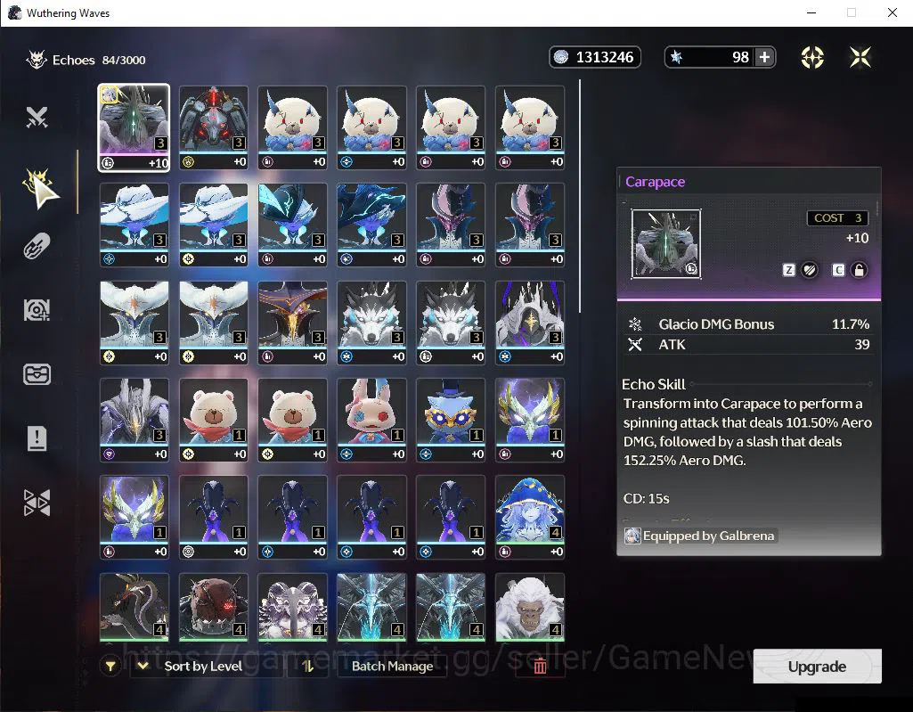 Wuthering Waves Accounts SEA|UL 20|Starter|2 Limited| [Galbrena]+Sign,Morny image 5