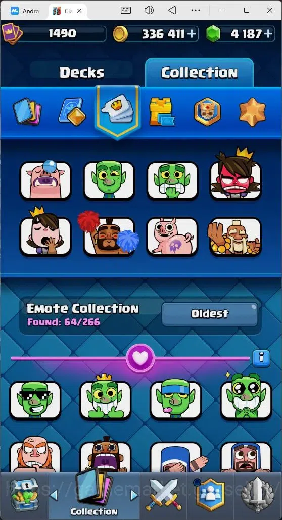 Clash Royale Accounts Mobile |Trophy 10962|8Max Hero Cards|14 EVO Cards| image 16