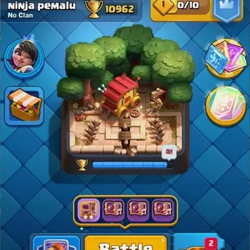Clash Royale High-End Mobile |Trophy 10962|8Max Hero Cards|14 EVO Cards| image 1