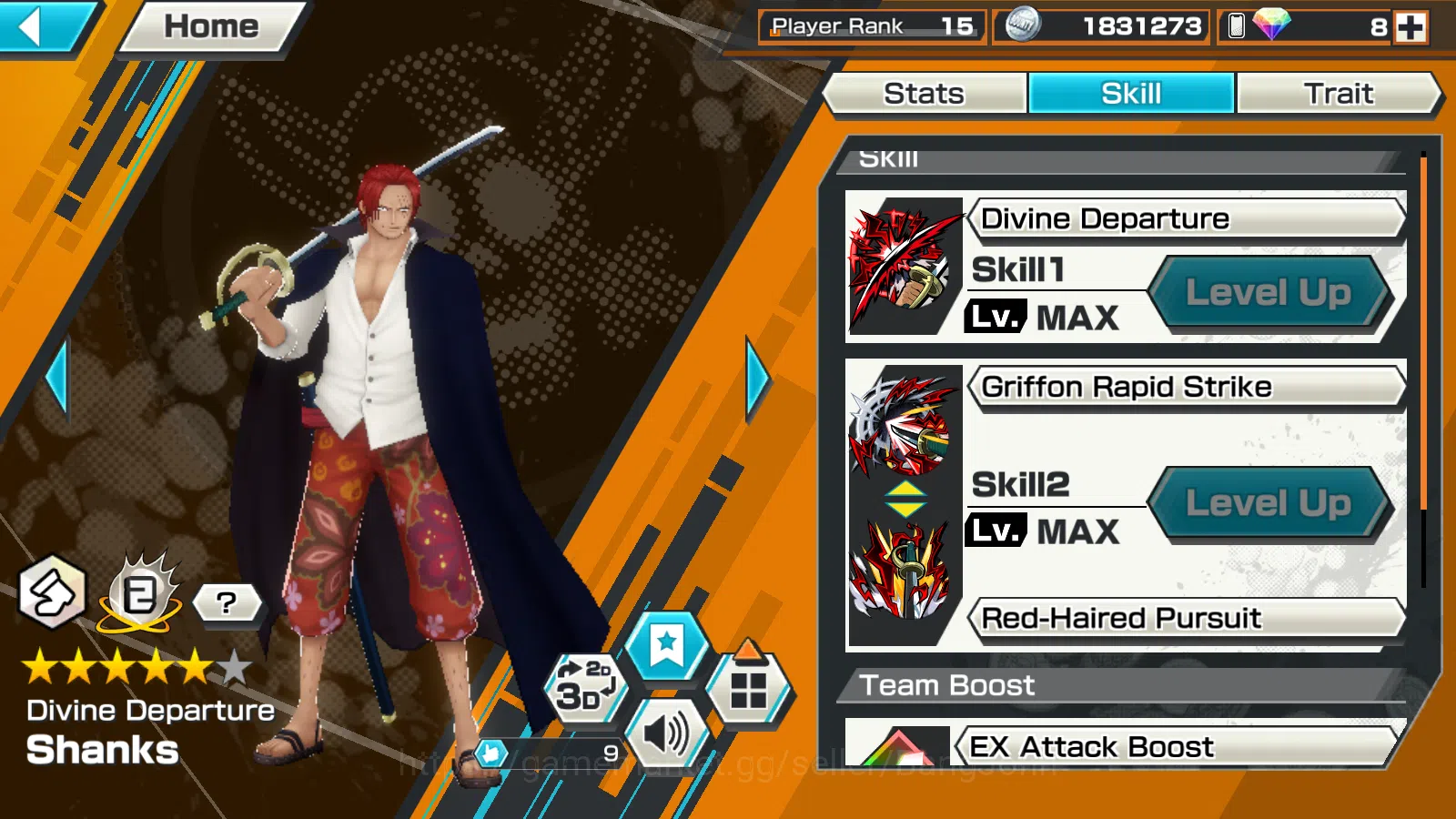 One Piece Bounty Rush Accounts Global | 3EX | 5elders Nusjuro,DP Shank,FR Shanks  image 6
