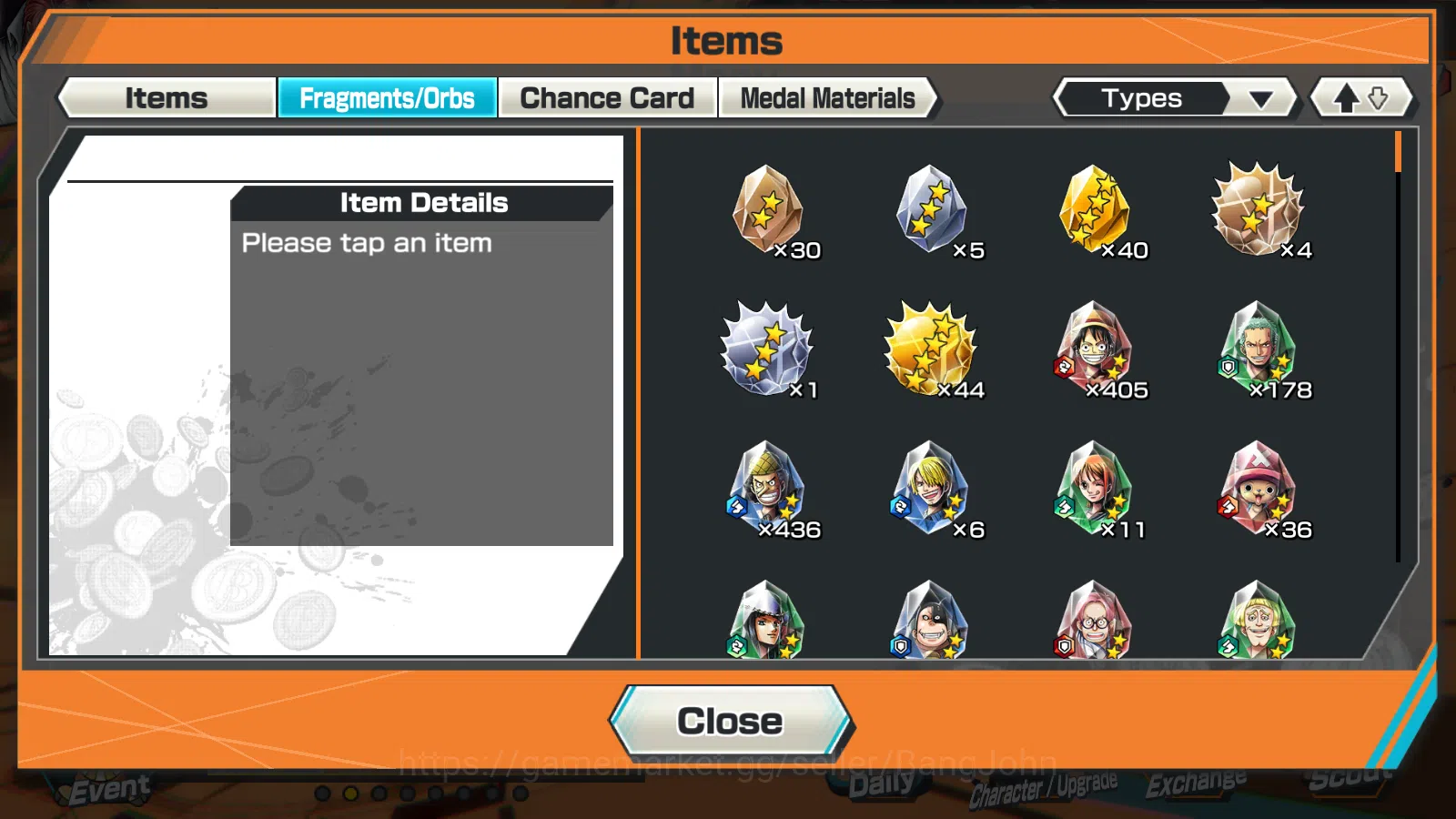 One Piece Bounty Rush Accounts Global | 3EX | 5elders Nusjuro,DP Shank,FR Shanks  image 9