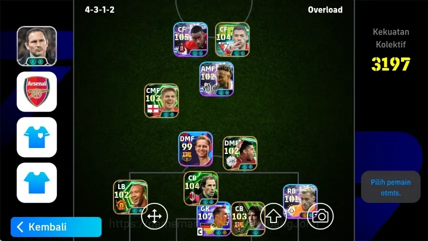 eFootball Accounts Legends & Iconic Players Mobile|PW 3197|Manuel Neuer ShowT,Dani Olmo ShowT,Luis Suarez Epic,Wayne Rooney 1