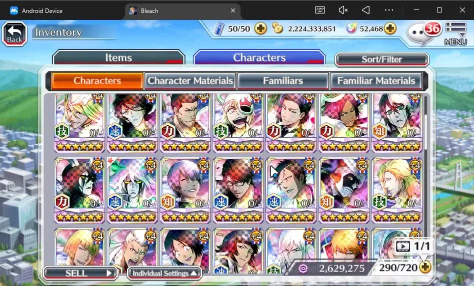Bleach: Brave Souls Accounts [GLOBAL]52K Orb|2 New Ichigo Renewed,10th Anniv[Ru image 10