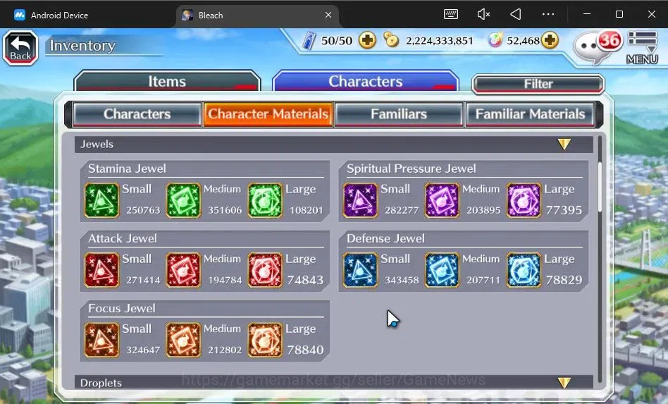 Bleach: Brave Souls Accounts [GLOBAL]52K Orb|2 New Ichigo Renewed,10th Anniv[Ru image 12