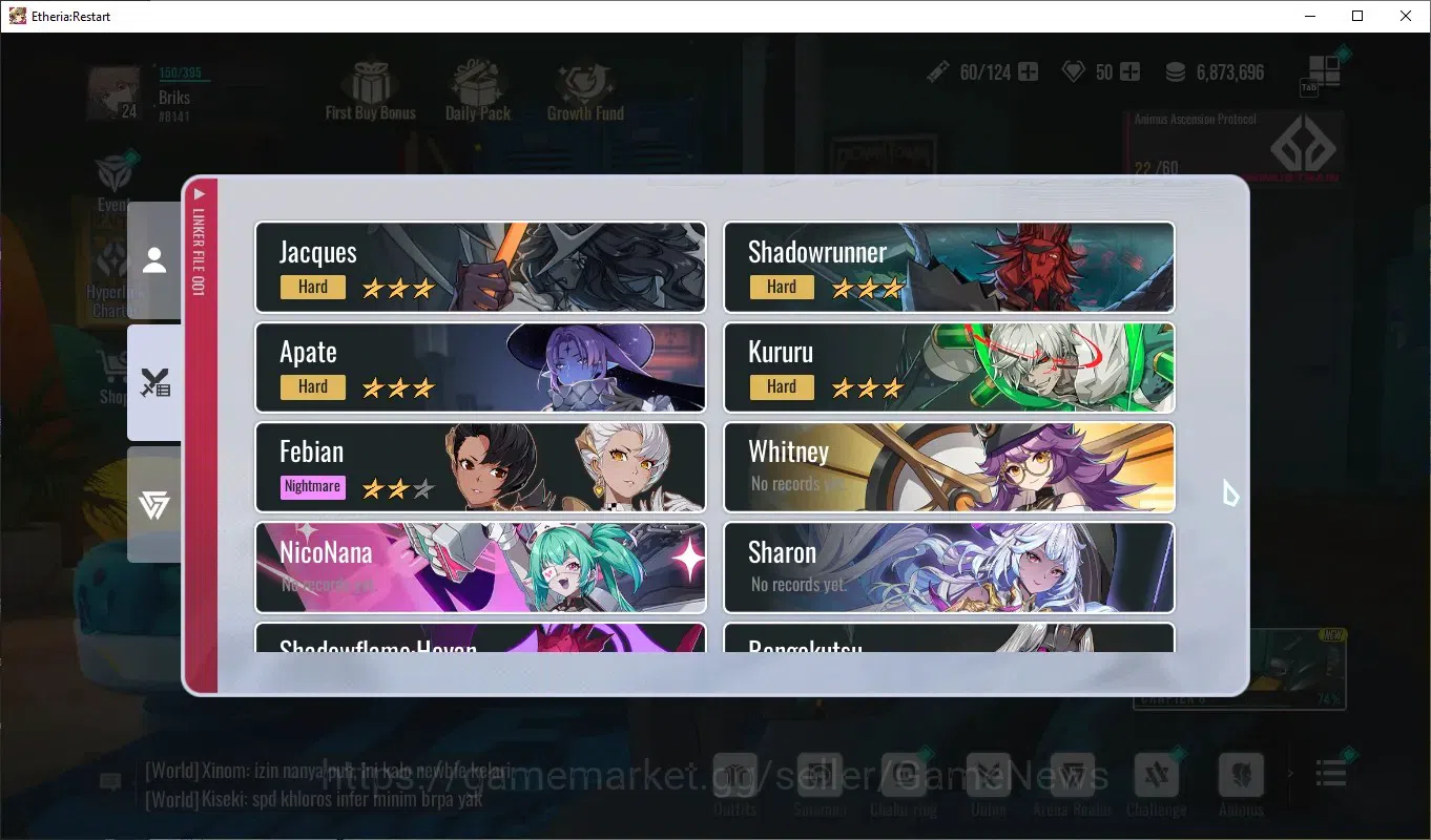 Etheria: Restart Accounts Global-S25|Lv24|16 SSR[Lian,Massiah,Plume,Bornova, image 10