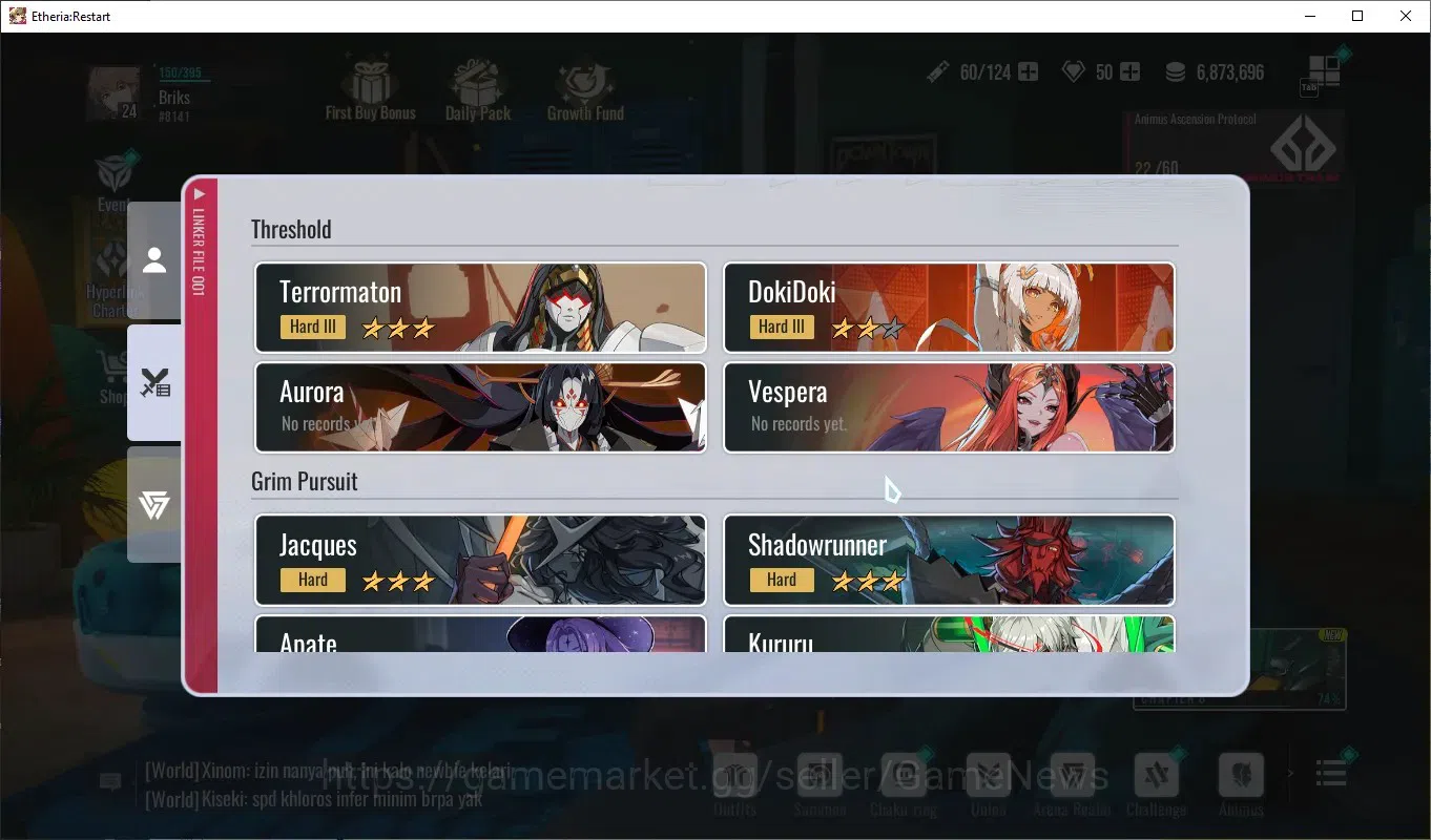 Etheria: Restart Accounts Global-S25|Lv24|16 SSR[Lian,Massiah,Plume,Bornova, image 9