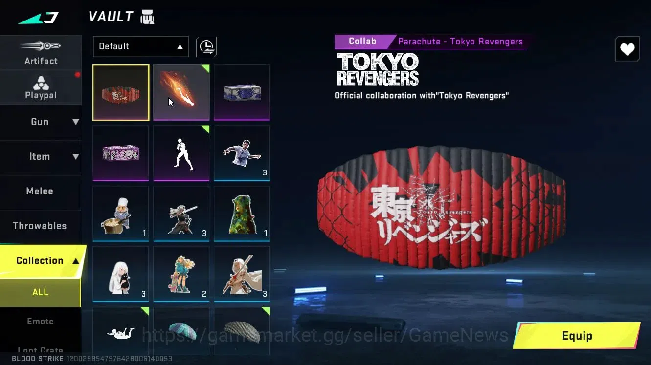 Blood Strike Accounts ASIA|ULTRA ETHAN(RaidMask+Pitch Strike)|Collab TOK image 19