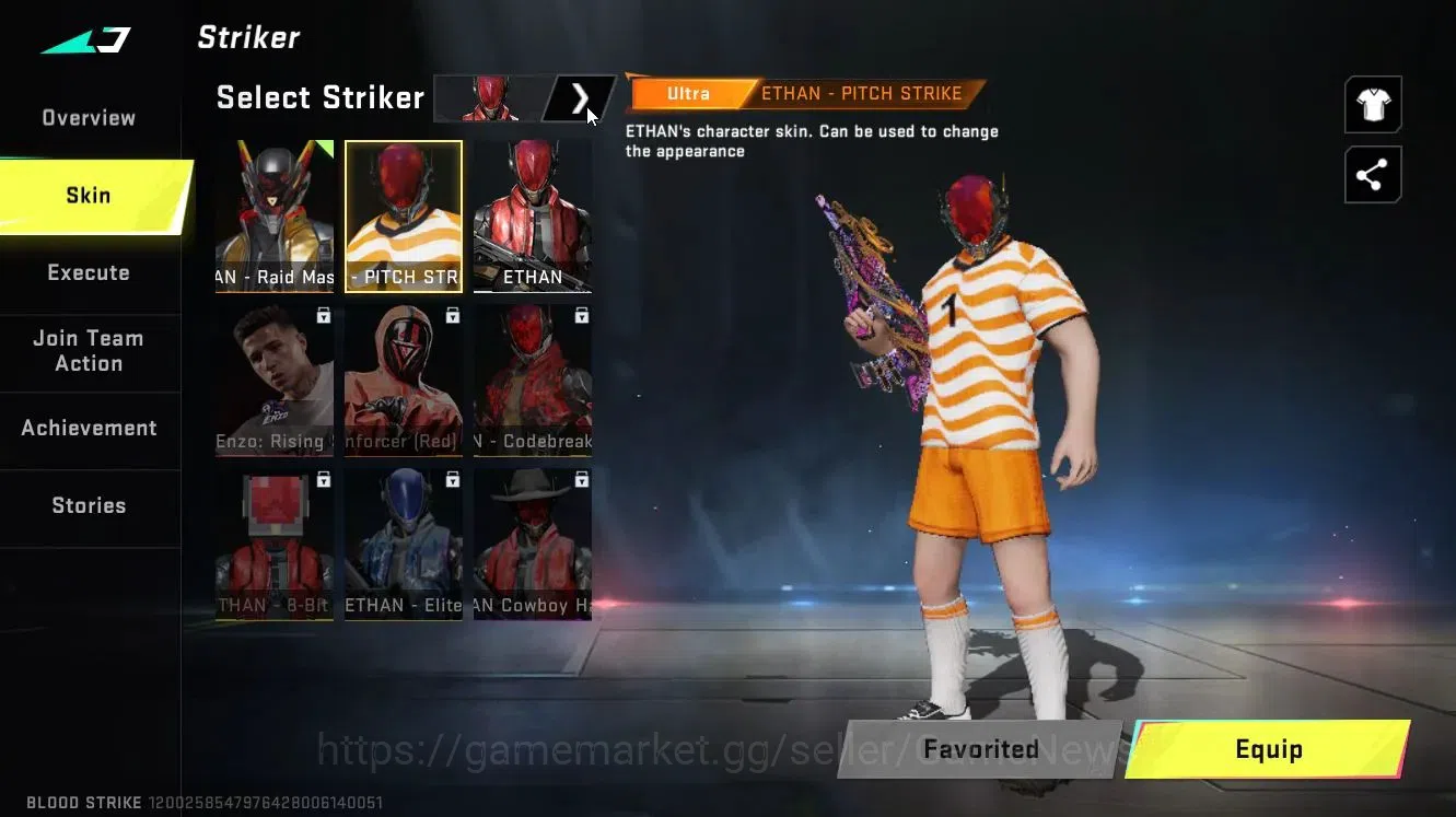 Blood Strike Accounts ASIA|ULTRA ETHAN(RaidMask+Pitch Strike)|Collab TOK image 4