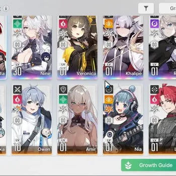 Chaos Zero Nightmare Accounts GLOBAL Lv 30|5 SSR |Arabella,NineM1,Veronica,Khalipe,Renoa|+NiaM6,OwenM3,Tressa,Mika,ReiM2|1