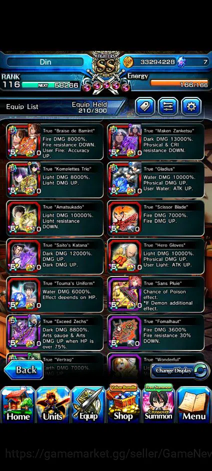 Grand Summoners Accounts Global|Rank 116|3 Sp Art+27 Ascend+17 TW|[Siatama, image 18