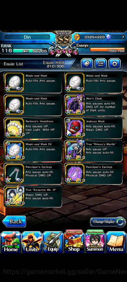 Grand Summoners Accounts Global|Rank 116|3 Sp Art+27 Ascend+17 TW|[Siatama, image 2
