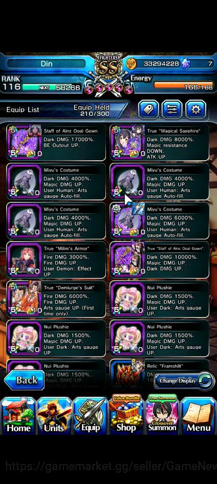 Grand Summoners Accounts Global|Rank 116|3 Sp Art+27 Ascend+17 TW|[Siatama, image 7