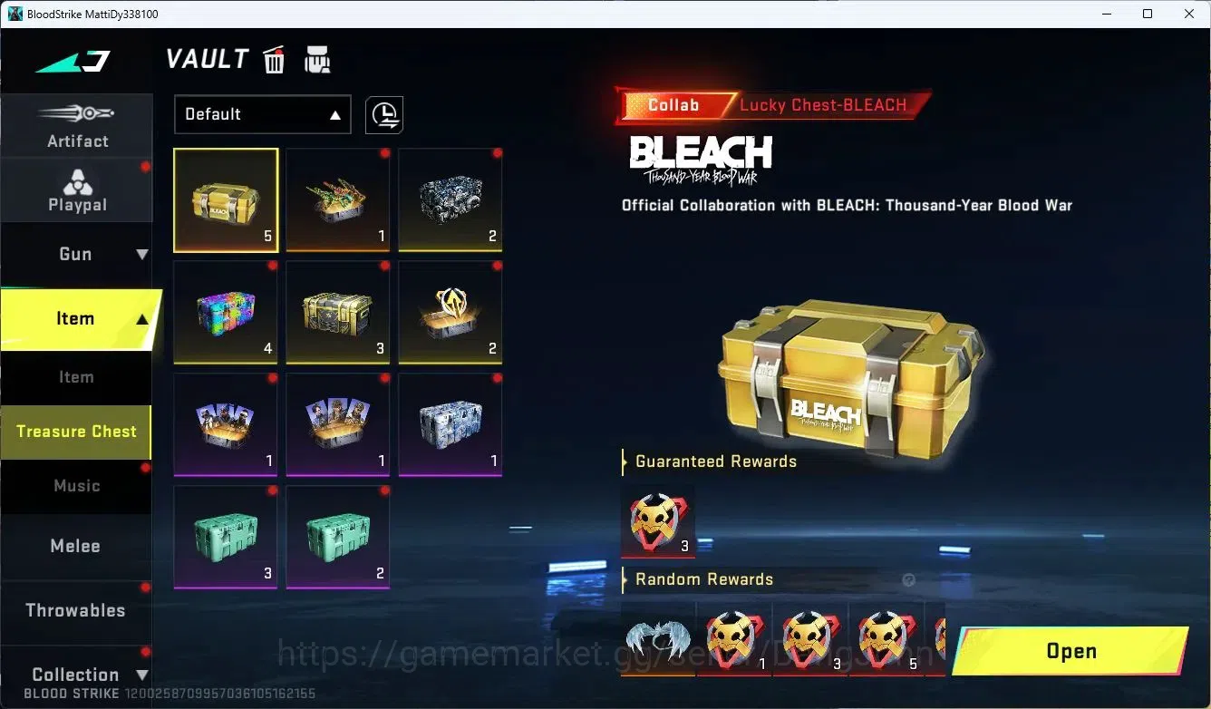 Blood Strike Accounts ASIA| BLEACH Byakuya Kuchiki Striker|7DS Oslo Play image 11