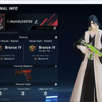 Blood Strike Collab Skin ASIA| BLEACH Byakuya Kuchiki Striker|7DS Oslo Play image 1