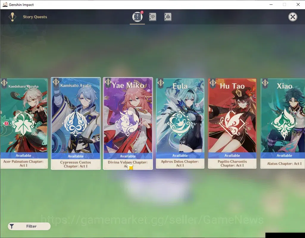 Genshin Impact Accounts ASIA|AR 55|Rate ON|3 Limited + 1 (*5Weapon)|Skirk, image 16
