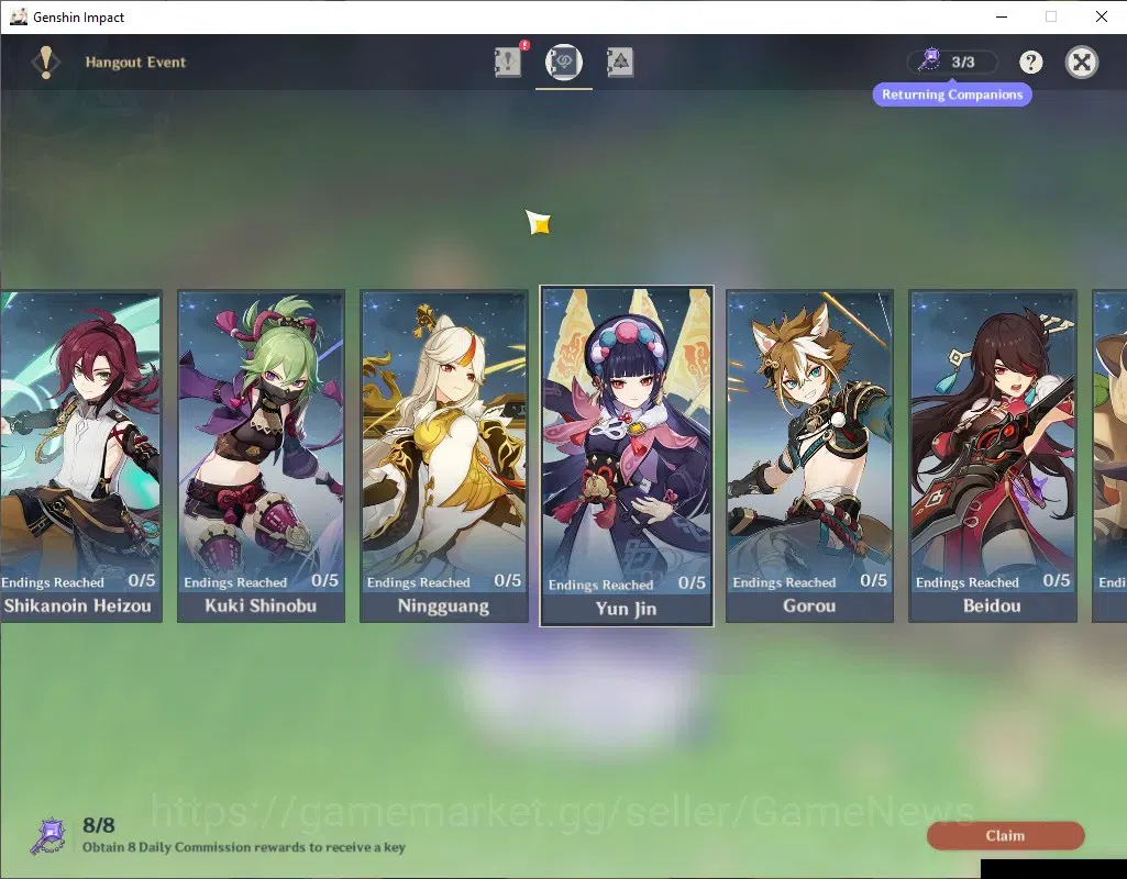 Genshin Impact Accounts ASIA|AR 55|Rate ON|3 Limited + 1 (*5Weapon)|Skirk, image 18