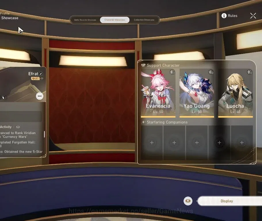 Honkai Star Rail Accounts Asia|TL37|9 Limited|Evanescia,Yao Guang,Dante,Kafk image 2