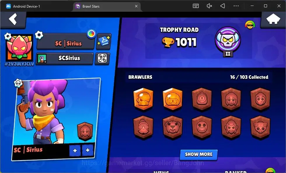 Brawl Stars Accounts Global|1011 Thropy|16 Brawler|3 Max Hypercharge(Sh image 10