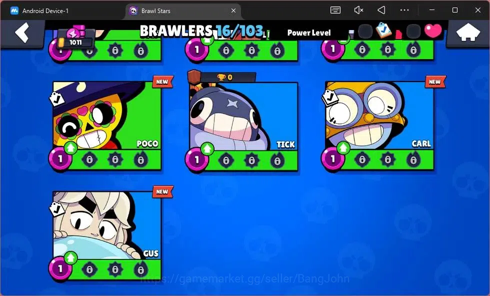 Brawl Stars Accounts Global|1011 Thropy|16 Brawler|3 Max Hypercharge(Sh image 5