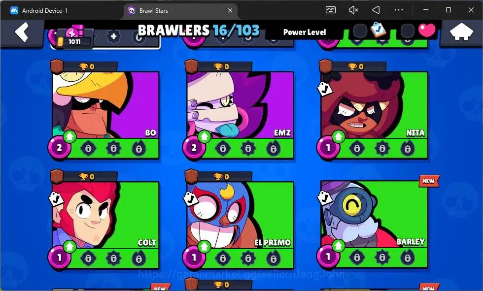 Brawl Stars Accounts Global|1011 Thropy|16 Brawler|3 Max Hypercharge(Sh image 6