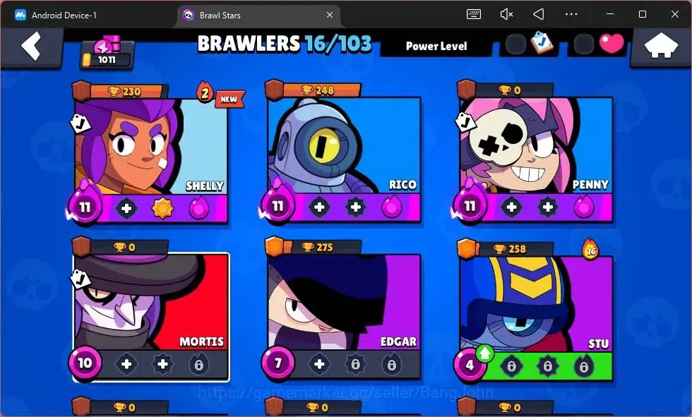 Brawl Stars Accounts Global|1011 Thropy|16 Brawler|3 Max Hypercharge(Sh image 7