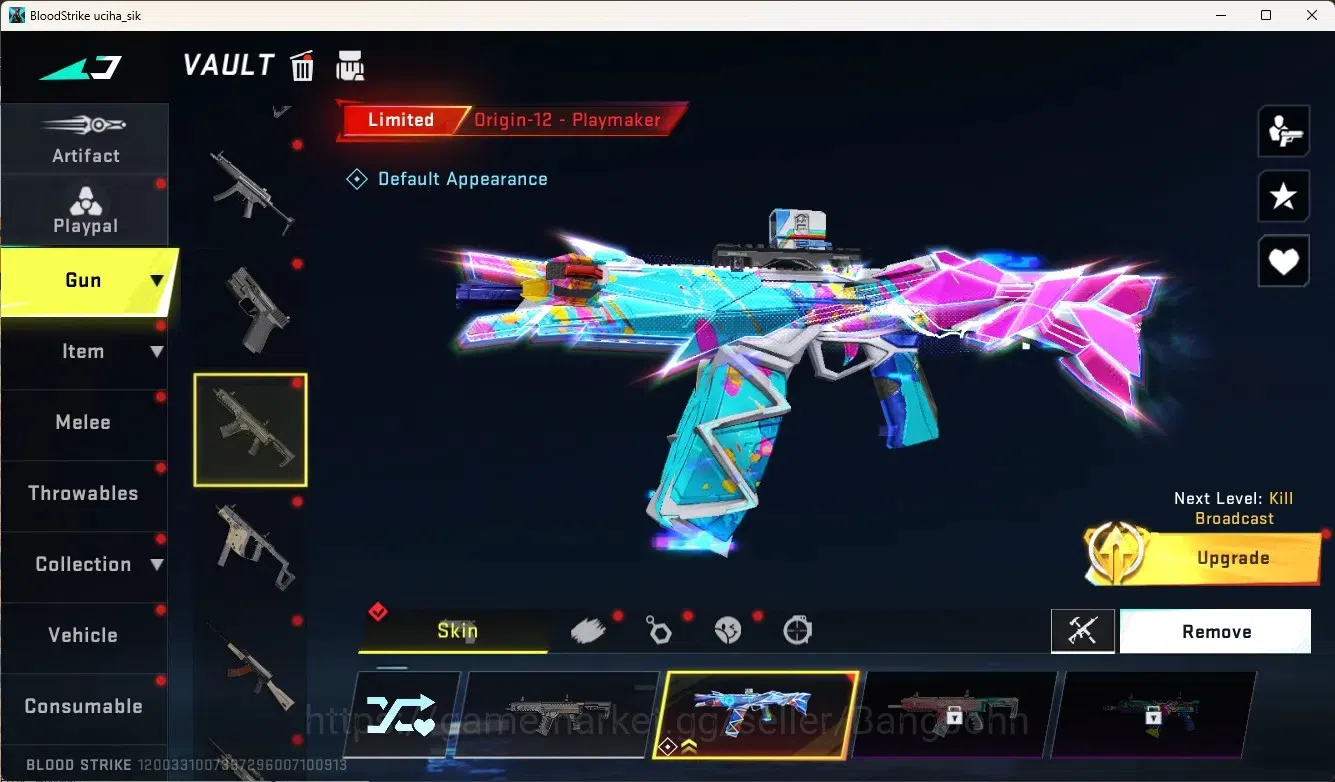 Blood Strike Accounts Collab Skin ASIA|Eternal Gun:Desert|5 Collab Gun [TR&7DS]|3 Limited Gun|1 Ultra Gun|5 Legend Gun|Ultra 3