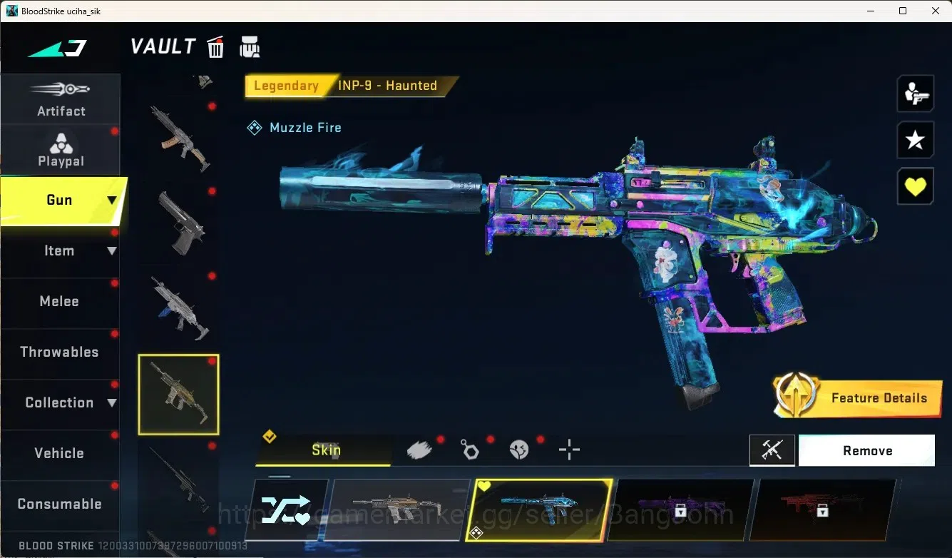 Blood Strike Accounts Collab Skin ASIA|Eternal Gun:Desert|5 Collab Gun [TR&7DS]|3 Limited Gun|1 Ultra Gun|5 Legend Gun|Ultra 8