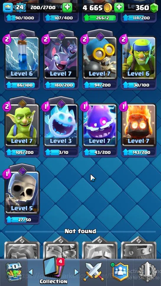 Clash Royale Accounts Lv 24|Trophy 4343|KTL 9|Limited Skin|Card 81|1 Her image 10