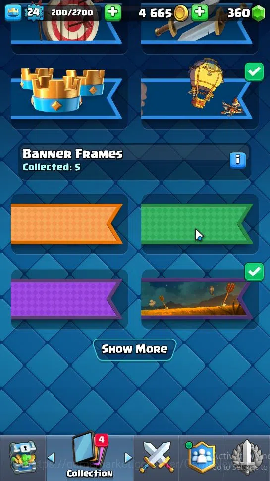 Clash Royale Accounts Lv 24|Trophy 4343|KTL 9|Limited Skin|Card 81|1 Her image 16