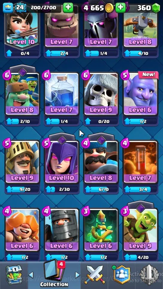 Clash Royale Accounts Lv 24|Trophy 4343|KTL 9|Limited Skin|Card 81|1 Her image 6