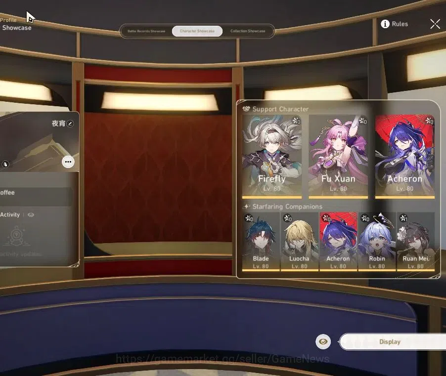 Honkai Star Rail Accounts Asia|TL 68|10 Limited|Acheron+Sign,Yao Guang,Robin image 2