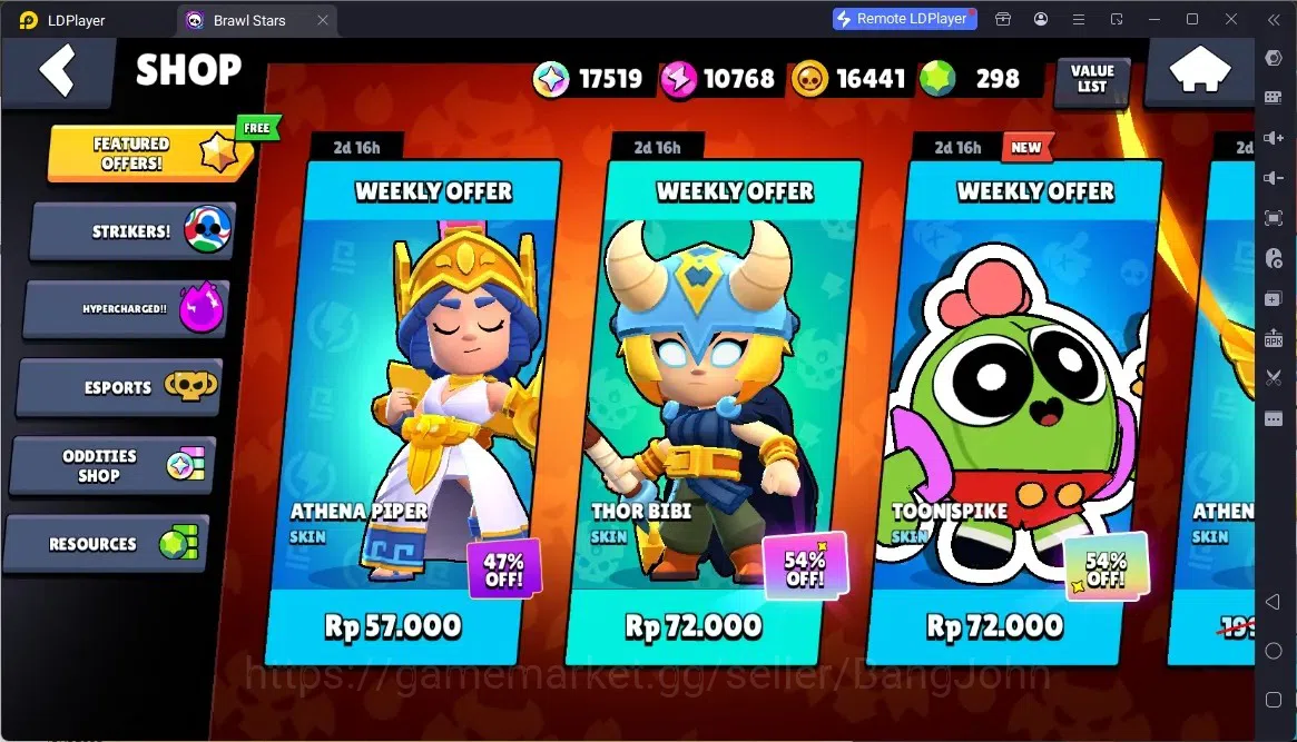 Brawl Stars Accounts Global | 24073 | 76 Brawler |5 Max Hypercharge(Shelly,ElPrimo,Dynamike,EMZ)|17519 Bling+298Gems 4