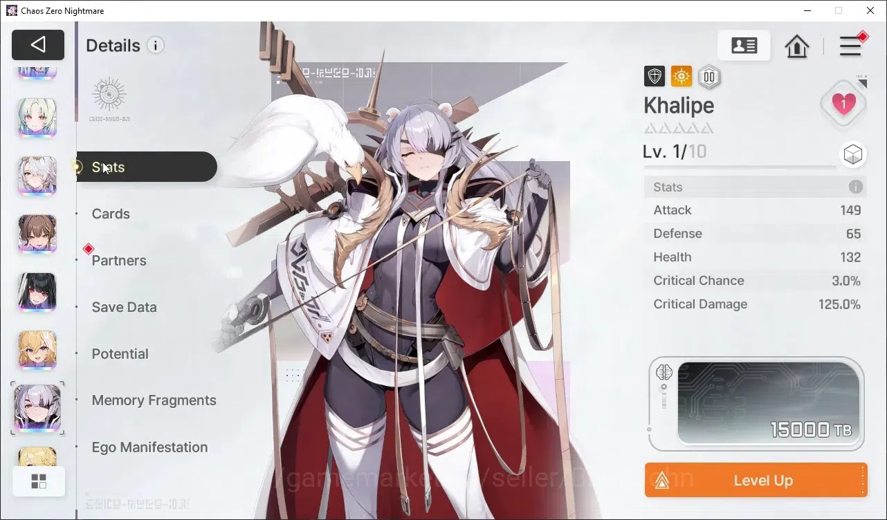 Chaos Zero Nightmare Accounts Asia Lv53 | 8 SSR | Narja, Heidemarie EM1, Nine, M image 12