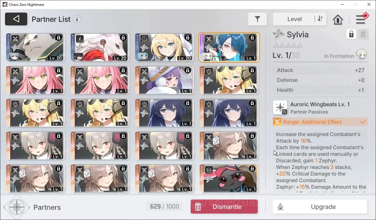 Chaos Zero Nightmare Accounts Asia Lv53 | 8 SSR | Narja, Heidemarie EM1, Nine, M image 15