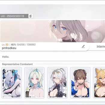 Chaos Zero Nightmare Accounts Asia Lv53 | 8 SSR | Narja, Heidemarie EM1, Nine, M image 1